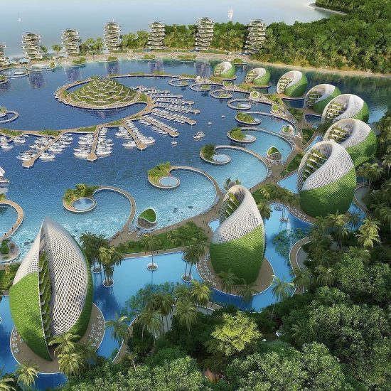 futuristic eco-resort in the Philippines
