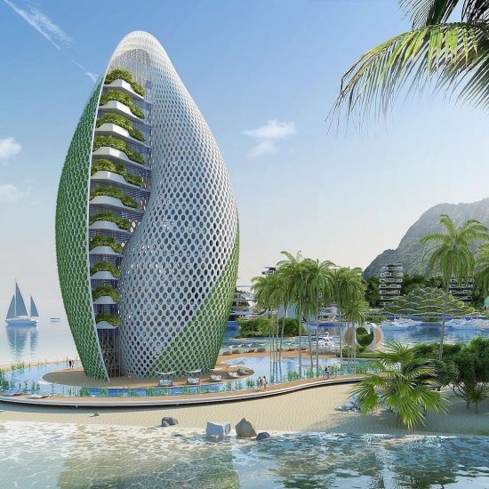 futuristic eco-resort in the Philippines photo
