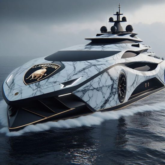 luxury yacht lambo photo